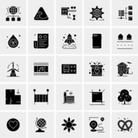 25 universelle Business-Icons Vektor kreative Icon-Illustration zur Verwendung in Web- und Mobilprojekten