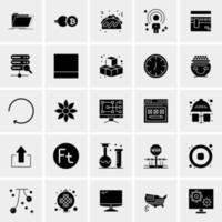 25 universelle Business-Icons Vektor kreative Icon-Illustration zur Verwendung in Web- und Mobilprojekten