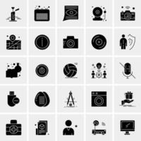 25 universelle Business-Icons Vektor kreative Icon-Illustration zur Verwendung in Web- und Mobilprojekten