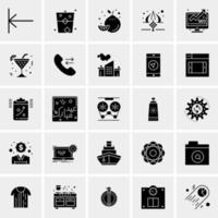 25 universelle Business-Icons Vektor kreative Icon-Illustration zur Verwendung in Web- und Mobilprojekten