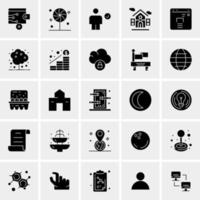 25 universelle Business-Icons Vektor kreative Icon-Illustration zur Verwendung in Web- und Mobilprojekten