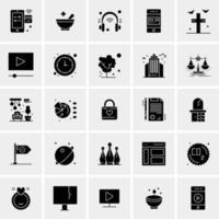 25 universelle Business-Icons Vektor kreative Icon-Illustration zur Verwendung in Web- und Mobilprojekten