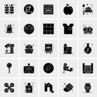 25 universelle Business-Icons Vektor kreative Icon-Illustration zur Verwendung in Web- und Mobilprojekten