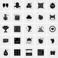 25 universelle Business-Icons Vektor kreative Icon-Illustration zur Verwendung in Web- und Mobilprojekten