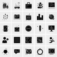 25 universelle Business-Icons Vektor kreative Icon-Illustration zur Verwendung in Web- und Mobilprojekten