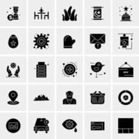 25 universelle Business-Icons Vektor kreative Icon-Illustration zur Verwendung in Web- und Mobilprojekten