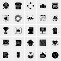 25 universelle Business-Icons Vektor kreative Icon-Illustration zur Verwendung in Web- und Mobilprojekten