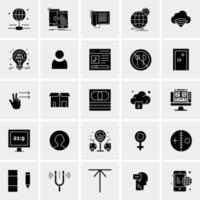 25 universelle Business-Icons Vektor kreative Icon-Illustration zur Verwendung in Web- und Mobilprojekten