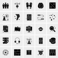 25 universelle Business-Icons Vektor kreative Icon-Illustration zur Verwendung in Web- und Mobilprojekten