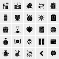 25 universelle Business-Icons Vektor kreative Icon-Illustration zur Verwendung in Web- und Mobilprojekten