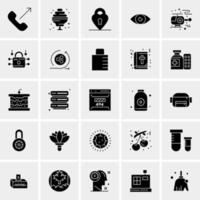 25 universelle Business-Icons Vektor kreative Icon-Illustration zur Verwendung in Web- und Mobilprojekten