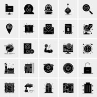 25 universelle Business-Icons Vektor kreative Icon-Illustration zur Verwendung in Web- und Mobilprojekten