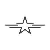 stjärna logotyp mall vektor ikon illustration