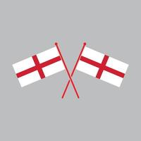 England, britischer Flaggensymbol-Logo-Vektor vektor