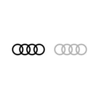 audi logotyp vektor, audi ikon fri vektor