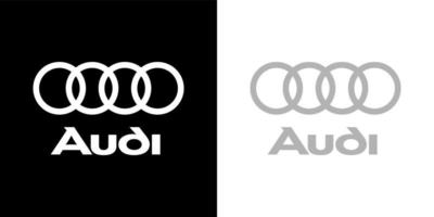 audi logotyp vektor, audi ikon fri vektor