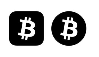 bitcoin logotyp vektor, bitcoin ikon fri vektor