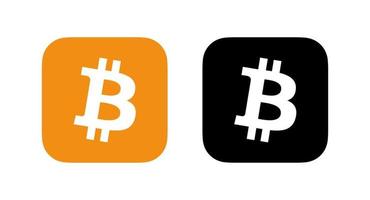 bitcoin logotyp vektor, bitcoin ikon fri vektor