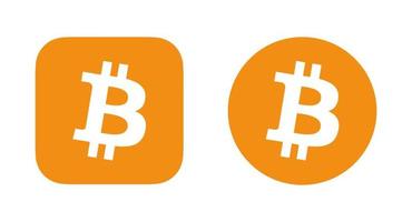 bitcoin logotyp vektor, bitcoin ikon fri vektor