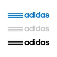adidas logotyp vektor, adidas ikon fri vektor