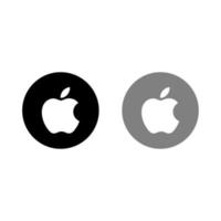 Apple-Logo-Vektor, Apple-Symbol kostenloser Vektor