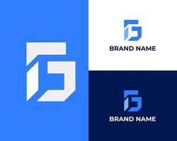 gb logotyp design mall vektor illustration