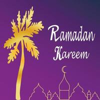 ramadan kareem affisch bakgrund vektor illustration design hälsning kort social media posta mall Ramadhan mubarak Lycklig helig ramadan månad av fasta för muslims