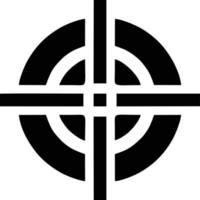 mål fokus ikon symbol vektor bild, illustration av de Framgång mål ikon begrepp. eps 10