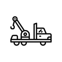 Abschleppwagen-Symbol für Ihre Website, Ihr Handy, Ihre Präsentation und Ihr Logo-Design. vektor