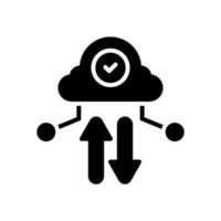 Cloud-Computing-Symbol für Ihr Website-Design, Logo, App, ui. vektor