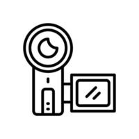 Handycam-Symbol für Ihre Website, Ihr Handy, Ihre Präsentation und Ihr Logo-Design. vektor