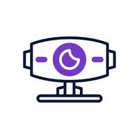 Webcam-Symbol für Ihre Website, Ihr Handy, Ihre Präsentation und Ihr Logo-Design. vektor