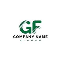 gf-Buchstaben-Logo-Design. gf-Buchstabe-Logo-Vektor-Illustration - Vektor
