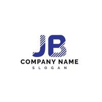 Jb-Brief-Logo-Design. jb-Buchstabe-Logo-Vektor-Illustration - Vektor