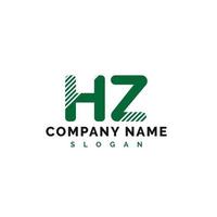 hz-Buchstaben-Logo-Design. hz-Brief-Logo-Vektor-Illustration - Vektor