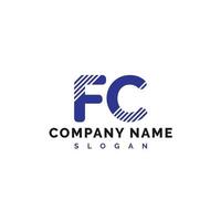 fc-Brief-Logo-Design. FC-Brief-Logo-Vektor-Illustration - Vektor