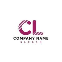 cl-Buchstaben-Logo-Design. cl-Buchstabe-Logo-Vektor-Illustration - Vektor