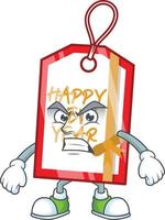 Frohes neues Jahr-Tag-Cartoon vektor