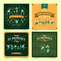 saint patrick's day card vektor