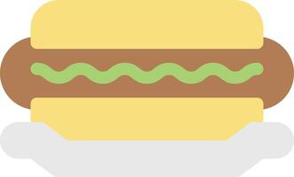 hotdog vektor illustration på en background.premium kvalitet symbols.vector ikoner för koncept och grafisk design.