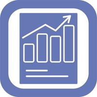 Vektorsymbol für Verkaufsbericht vektor