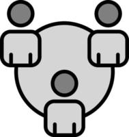 Teamwork-Vektor-Symbol vektor