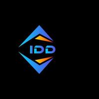 idd abstraktes Technologie-Logo-Design auf weißem Hintergrund. idd kreative Initialen schreiben Logo-Konzept. vektor