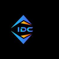 IDC abstraktes Technologie-Logo-Design auf weißem Hintergrund. idc kreatives Initialen-Buchstaben-Logo-Konzept. vektor