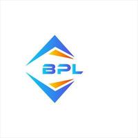 bpl abstrakt teknologi logotyp design på vit bakgrund. bpl kreativ initialer brev logotyp begrepp. vektor