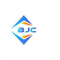 BJC abstraktes Technologie-Logo-Design auf weißem Hintergrund. bjc kreative Initialen schreiben Logo-Konzept. vektor