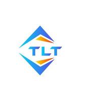 tlt abstrakt teknologi logotyp design på vit bakgrund. tlt kreativ initialer brev logotyp begrepp. vektor