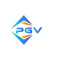 pgv abstrakt teknologi logotyp design på vit bakgrund. pgv kreativ initialer brev logotyp begrepp. vektor