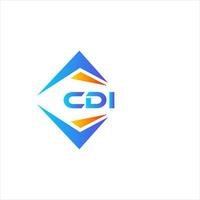 CDI abstraktes Technologie-Logo-Design auf weißem Hintergrund. cdi kreatives Initialen-Buchstaben-Logo-Konzept. vektor