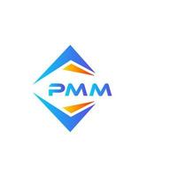 pmm abstrakt teknologi logotyp design på vit bakgrund. pmm kreativ initialer brev logotyp begrepp. vektor